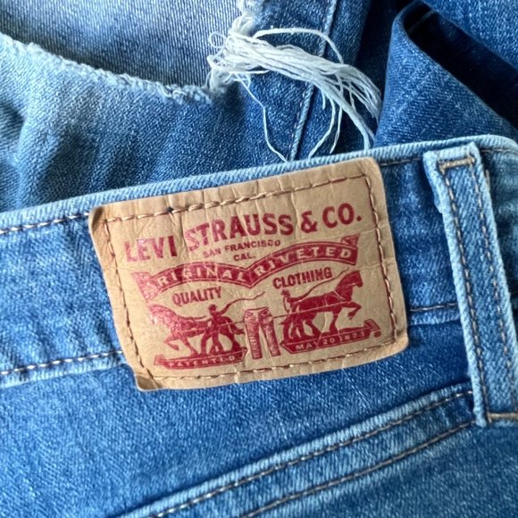 levi’s 721 ankle jeans high rise skinny distressed - Picture 4 of 6